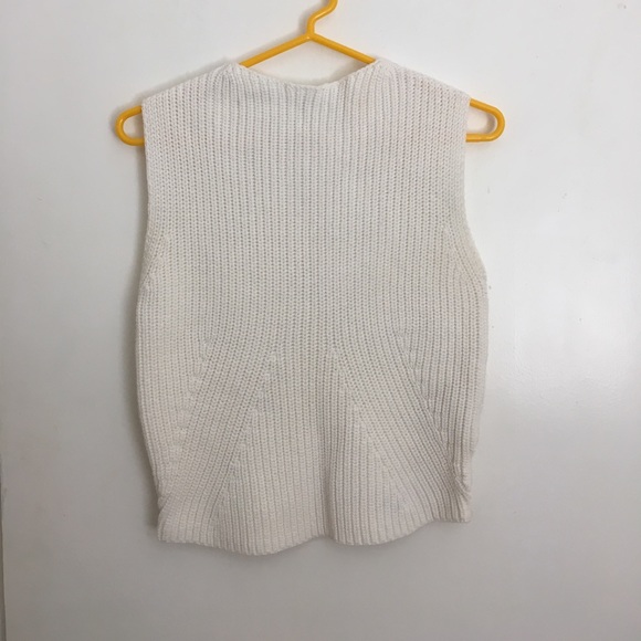 zara vest knit